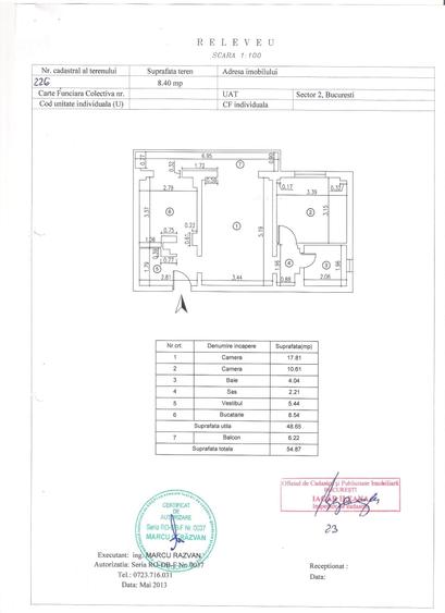 Apartament cu 2 camere semidecomandat în Ștefan cel Mare
