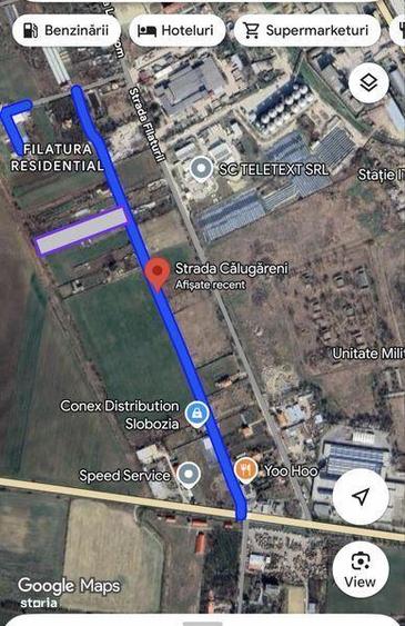 Teren intravilan de vanzare Slobozia str Calugareni 36 - 1