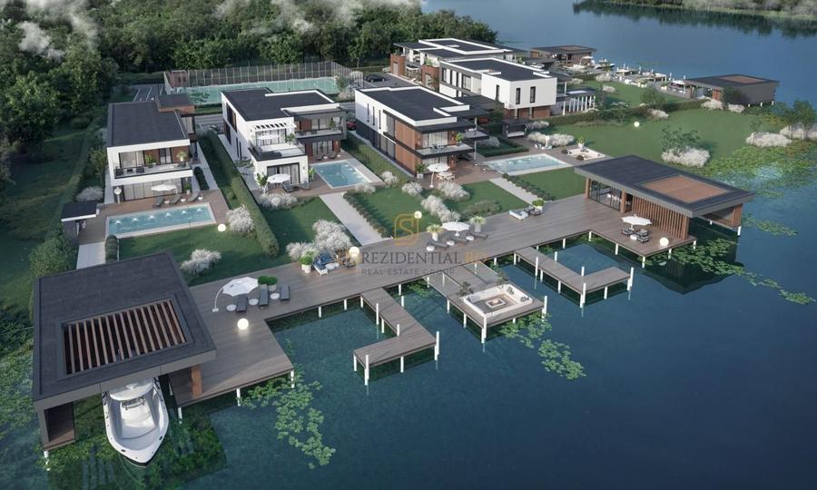 Vila exclusivista cu piscina si ponton pe malul Lacului Snagov - 6