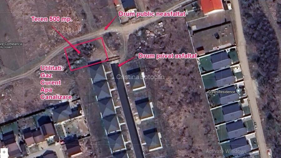 REL4000951 De vanzare teren 500 mp toate utilitatile acces la 2 drumuri