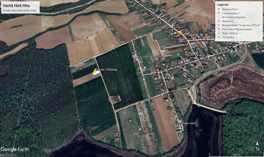 Teren intravilan Piscu - 1