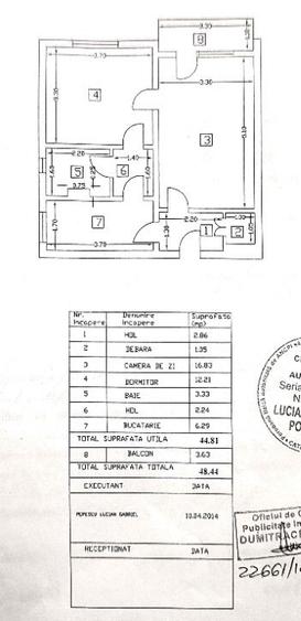 Apartament 2 camere bun de renovat intrarea Liberta?ii, Caracal.