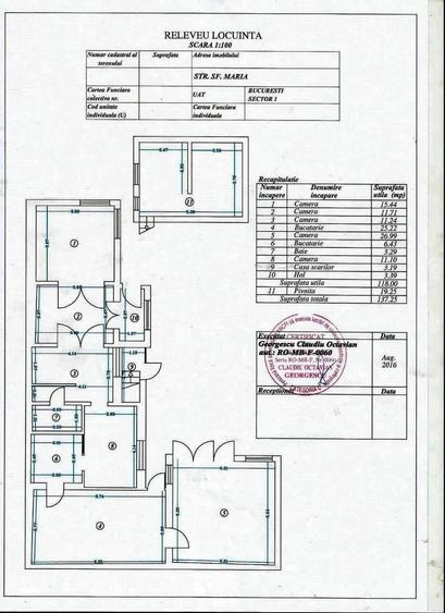 Casa cu 6 camere -  Str. Sf Maria - Sector 1- suprafata  137 mp - 8