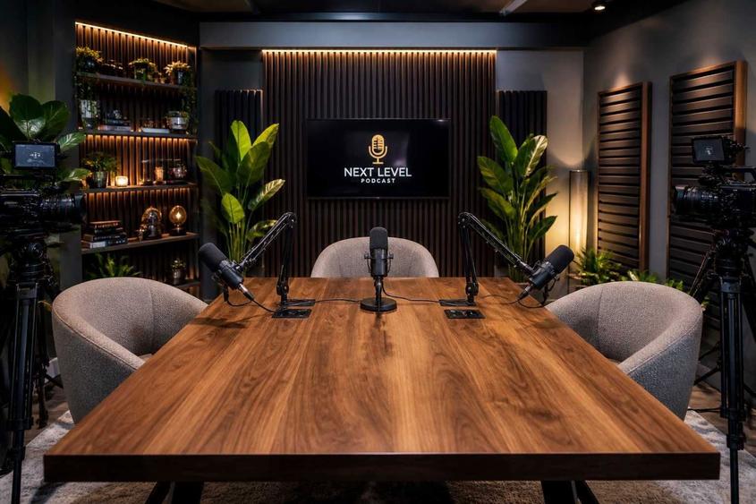 studio podcast Bucuresti - 1