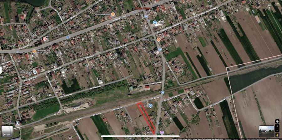 Teren 2248 mp Moara Vlasiei | Apa, gaz, canal, curent | Asfalt | Scoli | STB - 5
