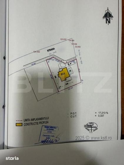 Teren de 470.71 mp, în Central