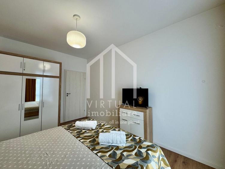 Apartament cu 2 camere decomandat, mobilat în Piața Cluj