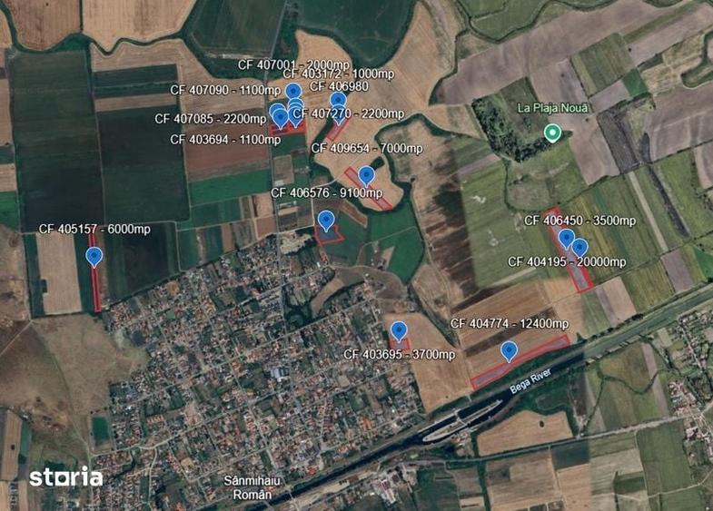 Teren extravilan de vanzare pe raza UAT Sanmihaiu Roman! - 1