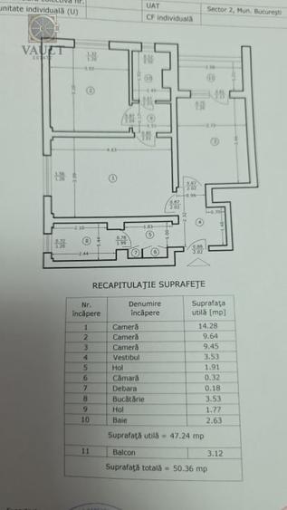 3 Camere - DECOMANDAT - MOBILAT/UTILAT - CF2 - Lacul Tei - 6