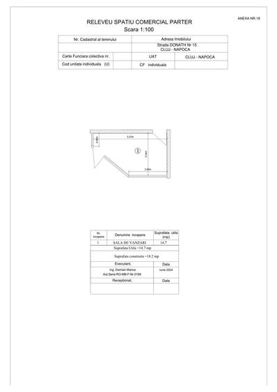 Spatiu comercial de inchiriat str. Donath Nr. 15, Cluj, pret negociabil - 1