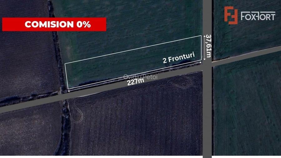 COMISION 0% Teren extravilan agricol, Sacalaz - 8493mp, 2 fronturi