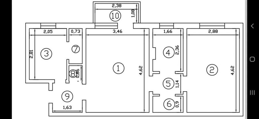 Apartament 2 camere-Podu Ros-Palas Mall-etaj intermediar-bloc fara risc - 4