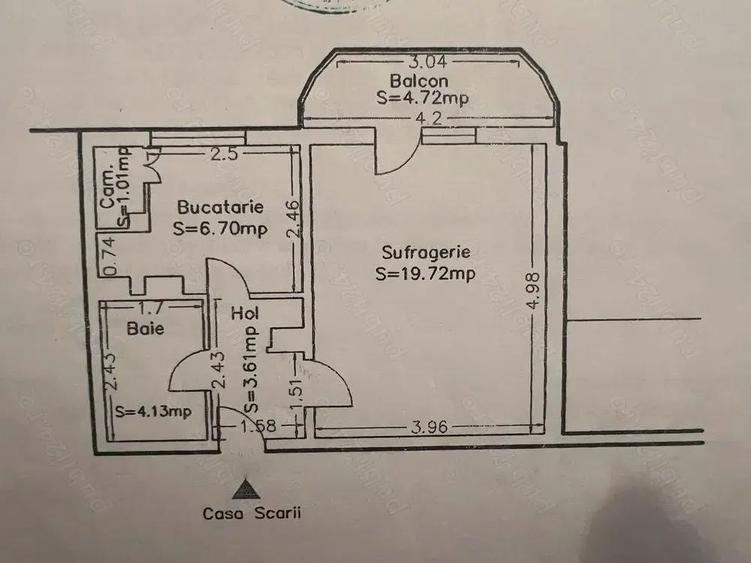 Garsoniera decomandata - Inel II - Institutul de Marina - 2