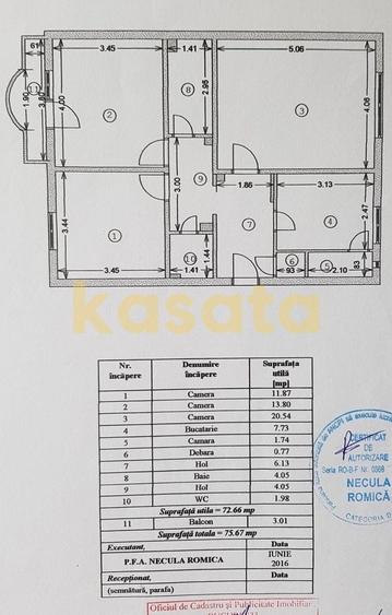3 camere I Sebastian I hol H I decomandat I 76 mp - 8