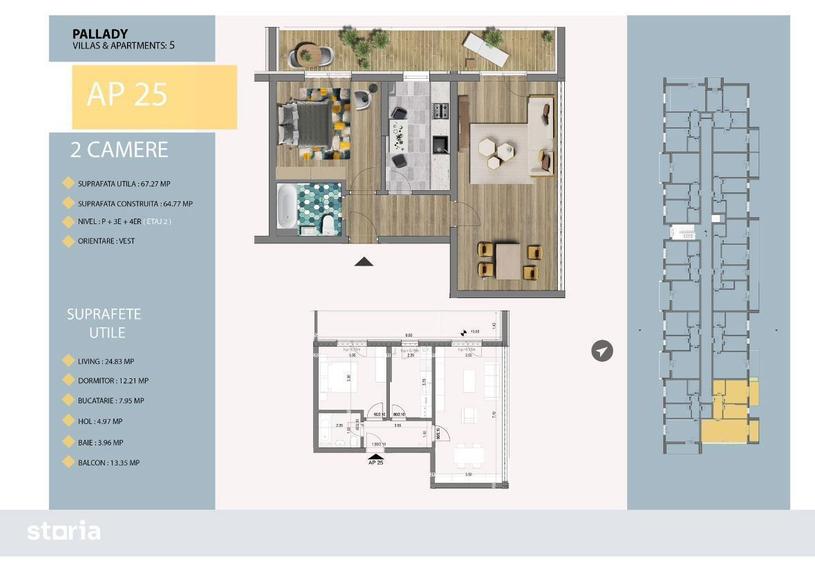 AP. 2 CAMERE SALAJAN- CENTRALA PROPRIE, BUCATARIE INCHISA, COMISION 0% - 9