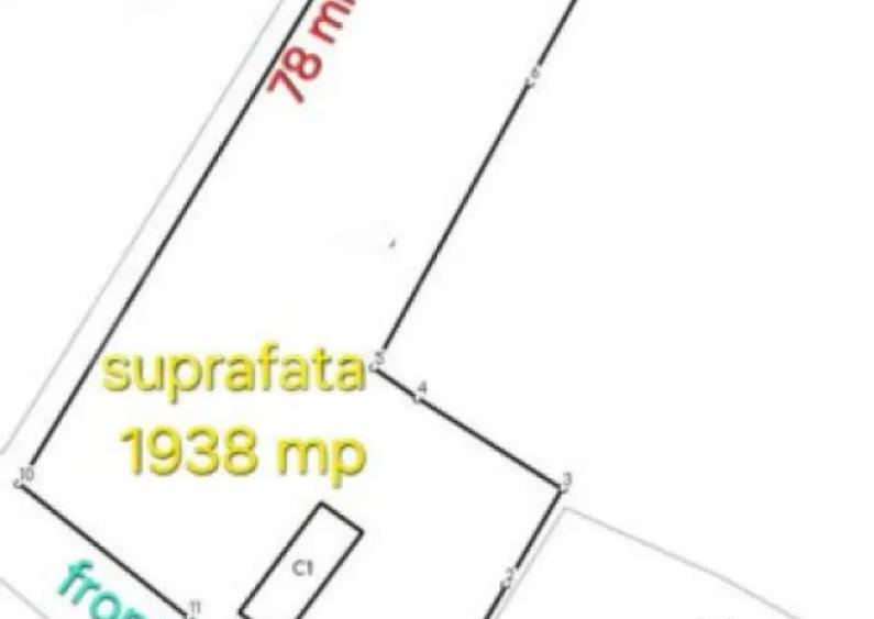 Casa Demolabila in Rascruci cu teren de 1938 mp si front de - 1