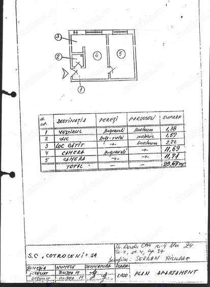 apartament, 2 camere, suprafa?a de 28 m . - 7