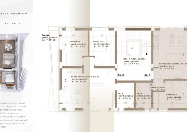 COMISION 0% - Apartamente cu 2 si 3 camere - Bdul Republicii 44 - 8