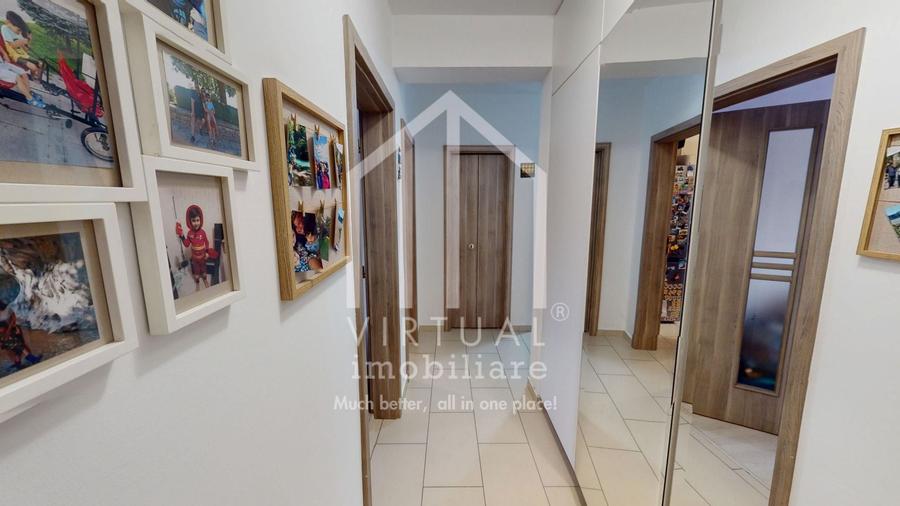 Apartament cu 3 camere, 74mp utili+2 balcoane, etaj 2/4, zona Turnisor - 8