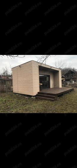 Modul locuibil din lemn ideal birou sau camera de inchiriat | 25 mp - 1