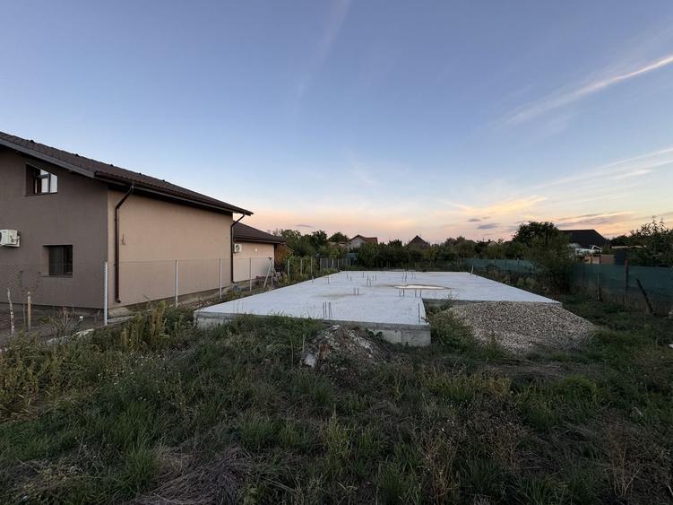 Teren Intravilan Becicherecu Mic Cu Proiect Si Autorizatie,Fundatie Finalizata - 2