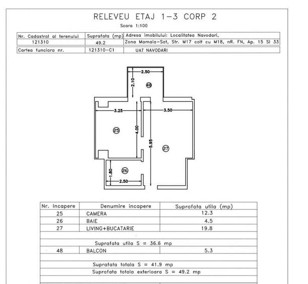 Apartament 2 camere decomandat, luminos, bloc finalizat avans minim 10 - 2