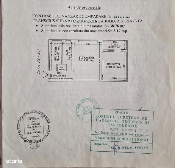 Apartament 2 camere Zona Casa de Cultura , Etajul 1 - 1