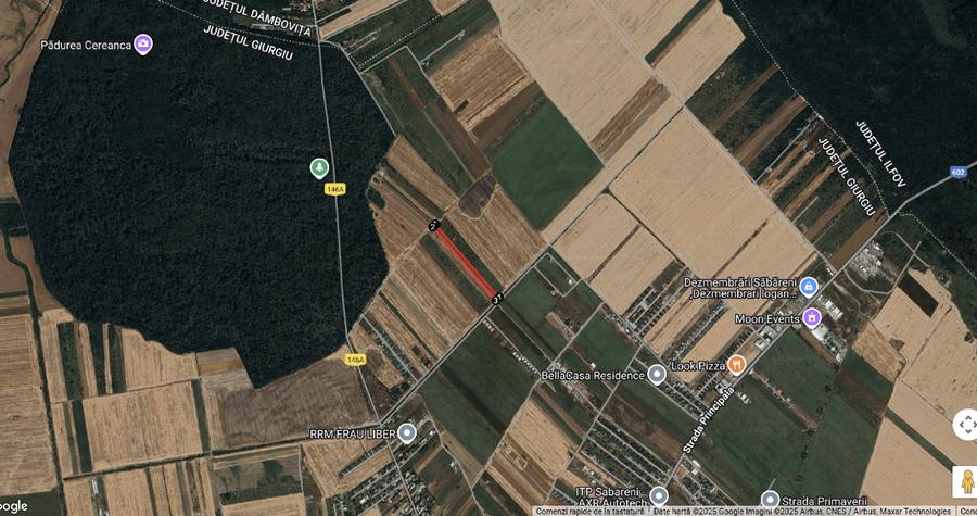 Teren Sabareni linga padure 10 minute pina in Bucuresti - 1