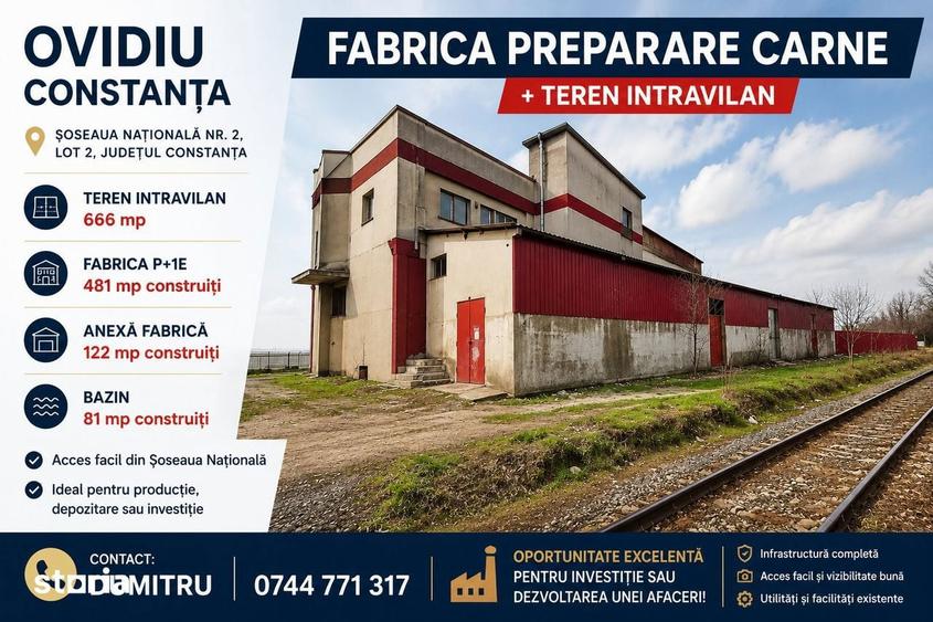 Ovidiu - Constanta, Fabrica preparare carne - 1
