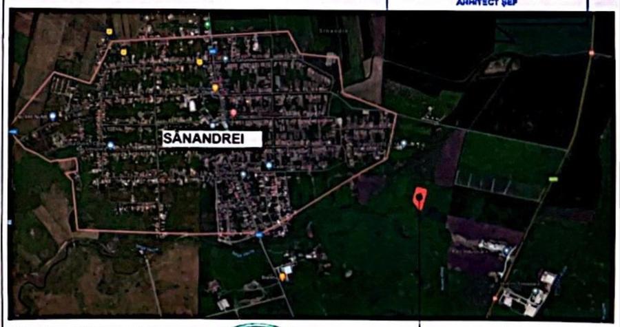 Sanandrei - P.U.Z. finalizat blocuri - 6 parcele - Comision 0 - 1