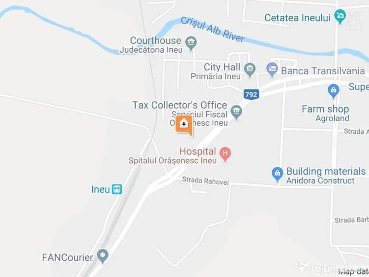 Vand teren intravilan orasul Ineu jud. Arad, 7836 mp, fs 30ml. Toate utilitatile. - 6