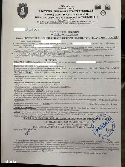 Oportunitate Teren Case Individuale sau Duplexuri Padurea Cernica 300m - 2