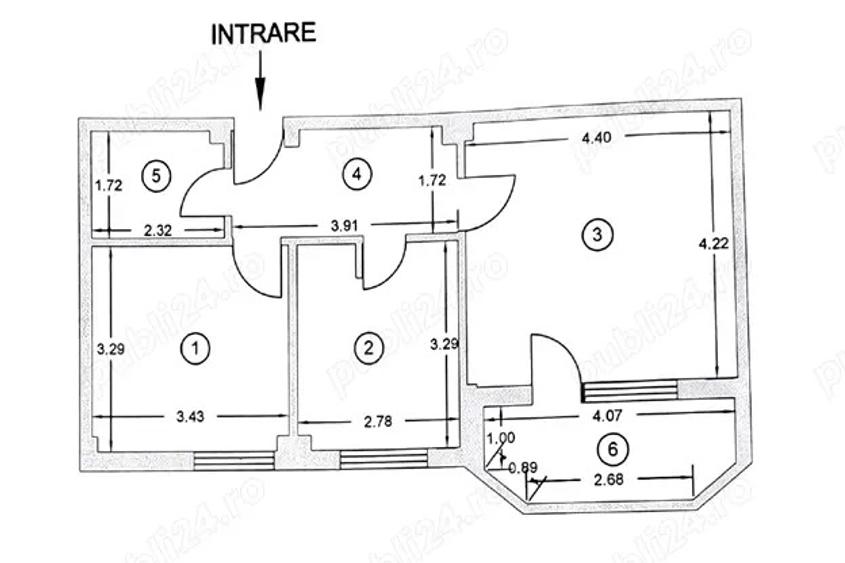 Vanzare apartament 2 camere, Alexandria - Ultracentral - 1