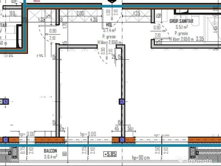 Apartament cu CF, 3 camere, 59mp, bloc nou, Baciu - 3