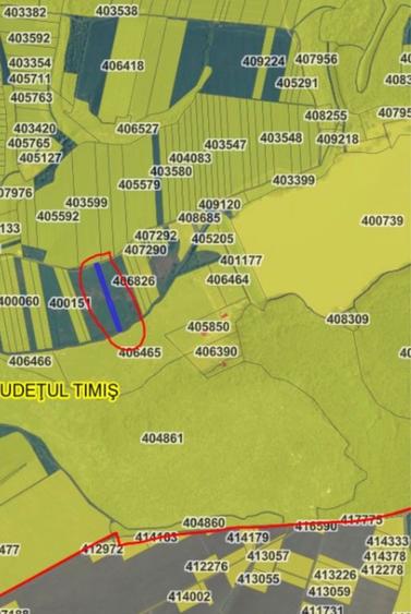 Teren extravilan de vanzare in localitatea Ianova-COMISION 0 - 2