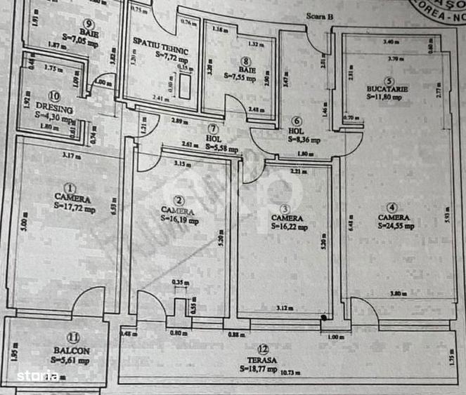 Apartament de inchiriat 4 camere, decomandat Tractorul - 120 m - 2