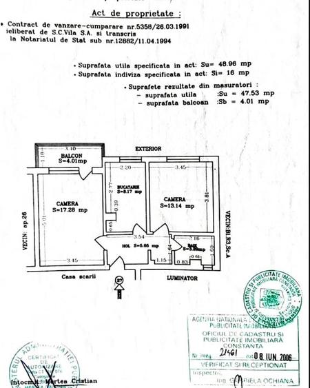 Vanzare apartament 2 camere decomandat - Tomis Nord, langa Școala 36 - 7