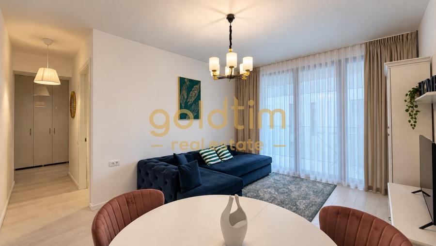 Apartament cu 2 camere decomandat, mobilat în Herăstrău