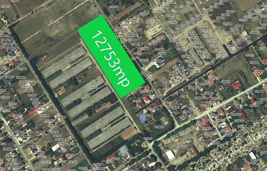 Teren intravilan parcelabil - Avicola Cumpana -  deschidere 200ml - 2