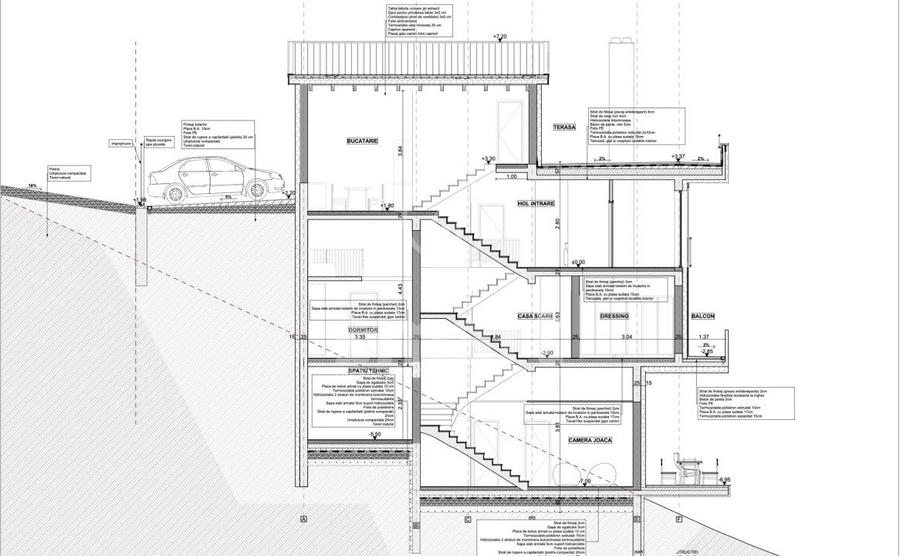 Teren intravilan cu priveliste panoramica 1350mp Feleacu - 8