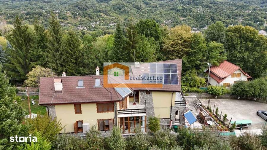 Vedere padure, panouri solare si fotovoltaice, pompa de caldura, semi - 7