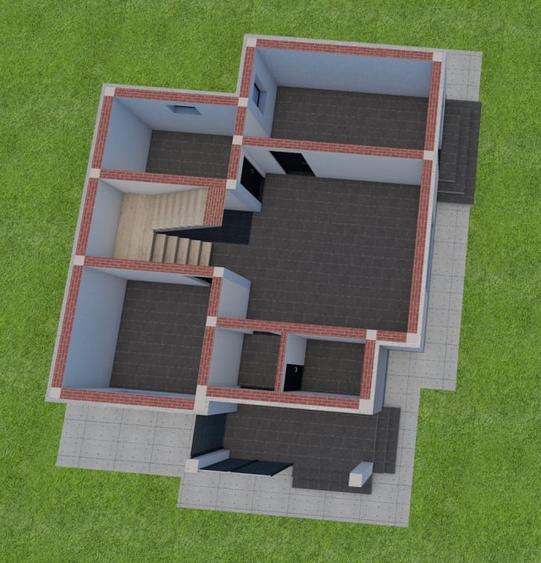 Casa P+1, 307 MP teren, 120 MP utili, comuna Malu Mare, zona Selgros - 3