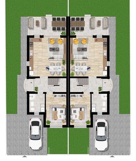 Duplex cu 4 camere cu Teren 269 Mp în Remetea Mare