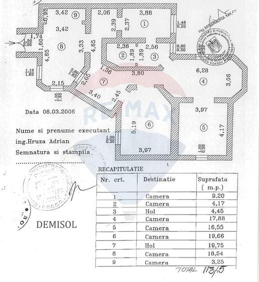 Spatiu de birouri/comercial -  parter+demisol /P+E+M, 360 mp, Unirii - 2