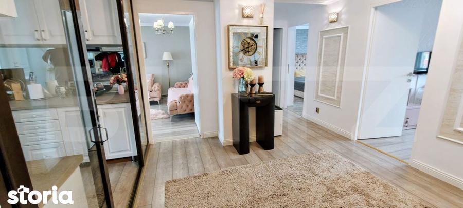 Apartament spatios cu 4 camere, complet mobilat si renovat modern, zon - 2
