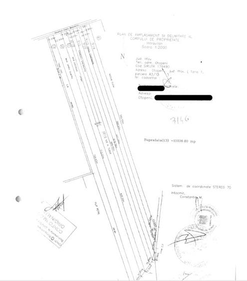 Terenul este situat in Otopeni, Tarla 1, Parcela A3, Lot 13, judetul Ilfov. - 3