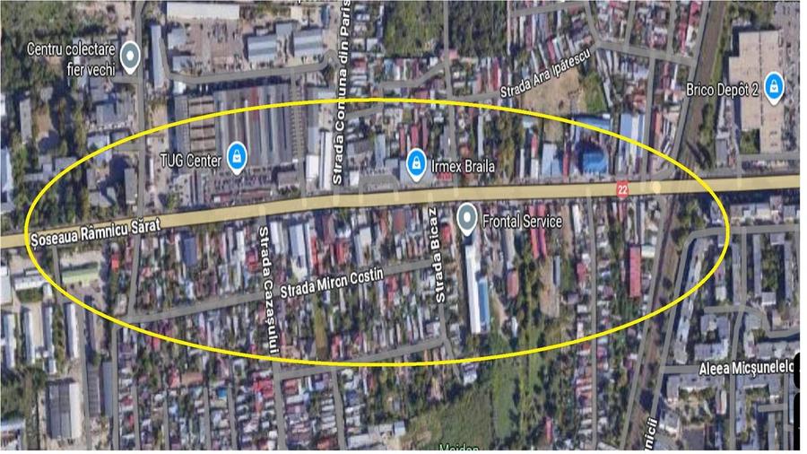 zona TUG center-IRMEX suprafata 541 mp cu 14m deschidere - 1