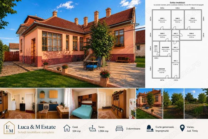Casa solida plus gradina matura intr-o zona linistita in centrul Varias - 8