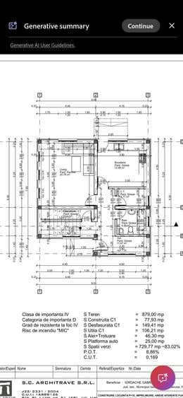 Casa individuala PF, teren 412m Valea Adanca -Miroslava ! - 2