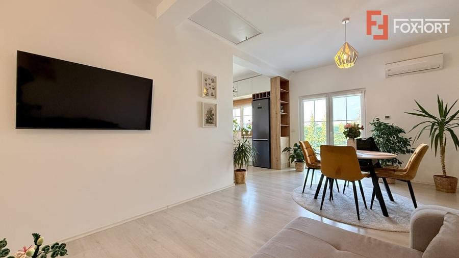 Duplex de vanzare, 3 camere + 2 bai - mobilat si utilat - Mosnita Noua - 5